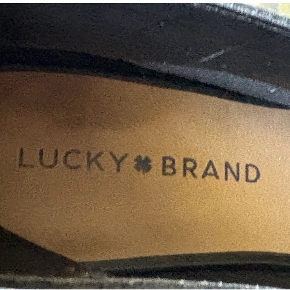 Lucky Brand Black Peep-Toe Heels - Picture 8 of 9